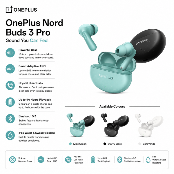 OnePlus Nord Buds 3 Pro
