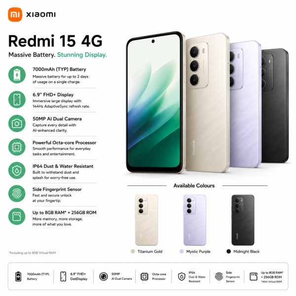 Xiaomi Redmi 15 4G